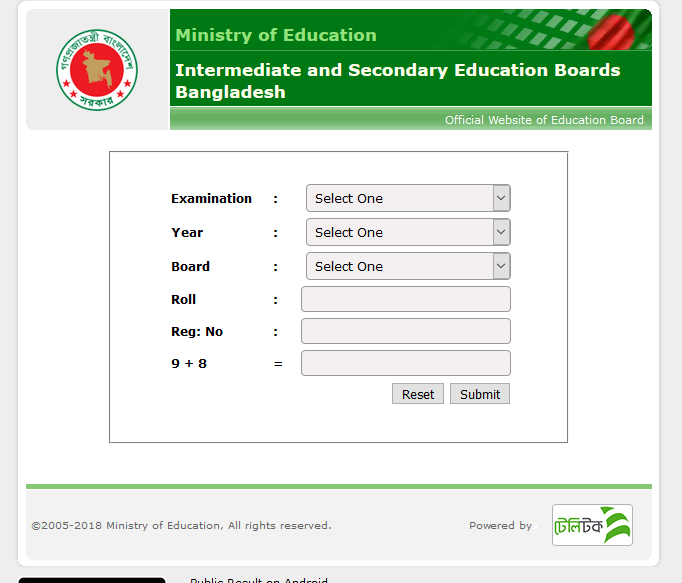 SSC Result 2019 All Education Board Results Bangladesh