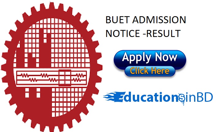 BUET Admission Test Notice Result Session 2018-2019 - www.buet.ac.bd