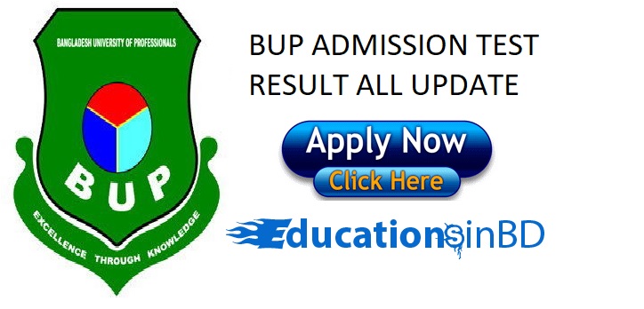 BUP Admission Test Notice Result For Session 2018-2019 www.bup.edu.bd