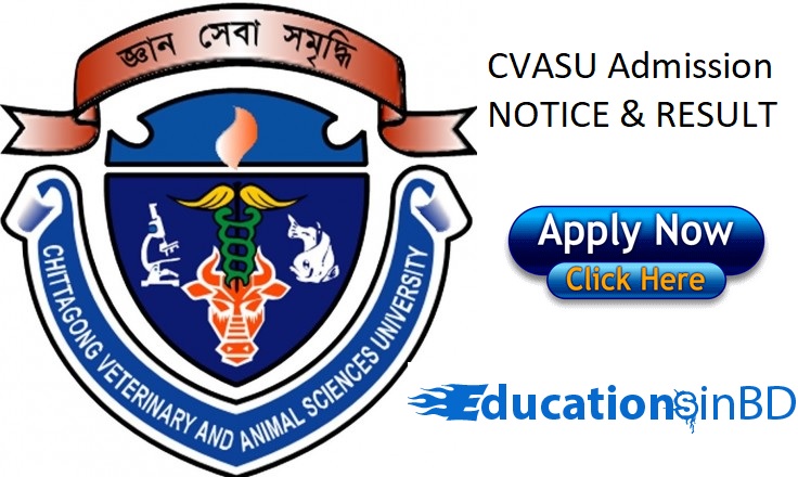 CVASU Admission Test Notice Result 2018-2019 -www.cvasu.ac.bd