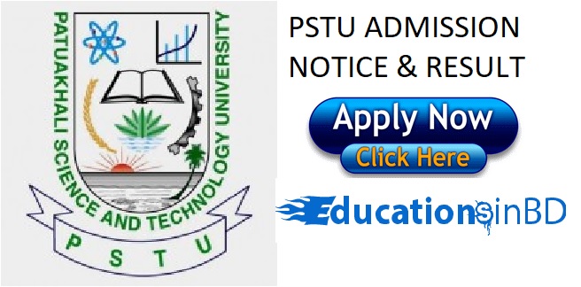 PSTU Admission Test Notice Result For Session 2018-2019 www.pstu.ac.bd