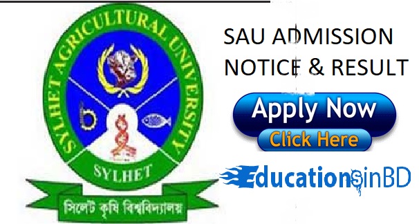 Sylhet Agricultural University Admission Test Notice Result 2018-19 www.sau.ac.bd