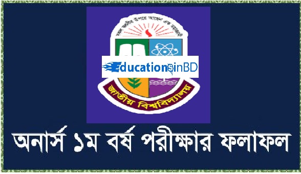 National University Honours 1st Year Result 2019 www.nu.ac.bd